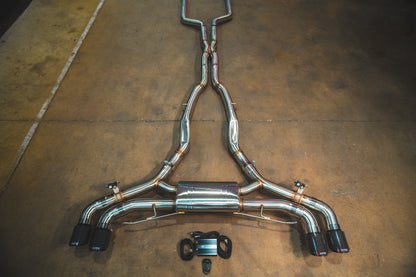 BMW X5M / X6M F95 / F96 VALVED SPORT EXHAUST SYSTEM - BMW.F95.X5M.VSES.BR.BRSH-BMW.F95.X5M.VSES.BR.BLK-BMW.F95.X5M.VSES.BR.BRT-BMW.F95.X5M.VSES.BR.FC-BMW.F95.X5M.VSES.BR.RC-  DRIVEN - 1