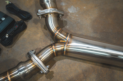 Audi B9 S4 / S5 Valved Sport Exhaust System - AUD.B9.S4.VSES.BR.BRSH-AUD.B9.S4.VSES.BR.BRT-AUD.B9.S4.VSES.BR.BLK-AUD.B9.S4.VSES.BR.RC-AUD.B9.S4.VSES.BR.FC-  DRIVEN - 8