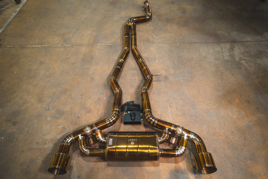 Toyota Supra A90 / A91 Valved Sport Exhaust System - TOY.A90.VSES.BR-TOY.A90.VSES.AG-TOY.A90.VSES.TI-  DRIVEN - 1