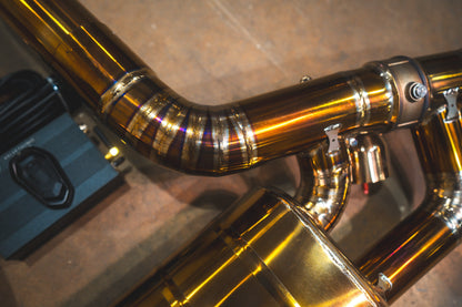 Toyota Supra A90 / A91 Valved Sport Exhaust System - TOY.A90.VSES.BR-TOY.A90.VSES.AG-TOY.A90.VSES.TI-  DRIVEN - 4