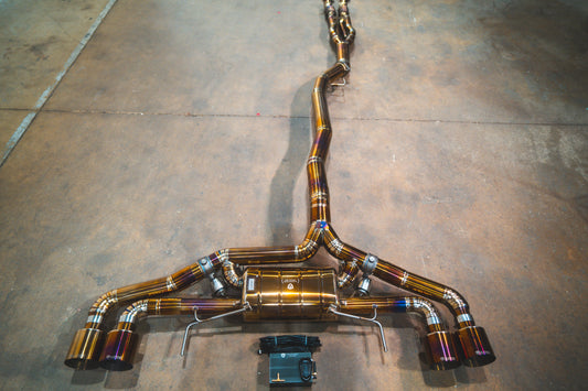 Nissan GTR R35 Valved Sport Exhaust System - NIS.GTR.R35.VSES.TI.TIBRT-  DRIVEN - 1