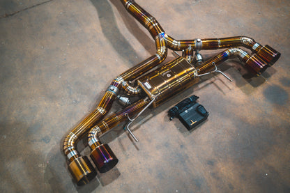 Nissan GTR R35 Valved Sport Exhaust System - NIS.GTR.R35.VSES.TI.TIBRT-  DRIVEN - 2