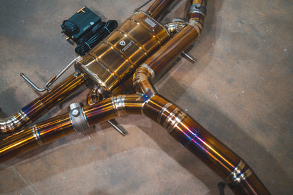 Nissan GTR R35 Valved Sport Exhaust System - NIS.GTR.R35.VSES.TI.TIBRT-  DRIVEN - 5