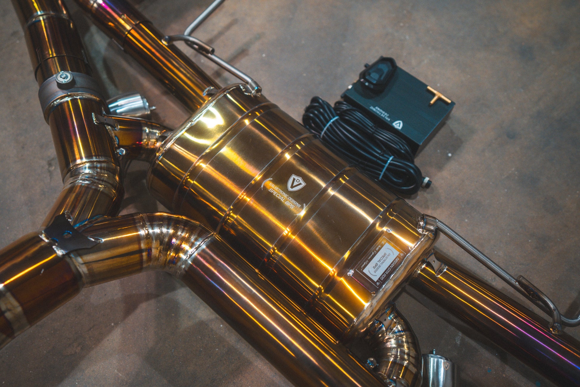 Nissan GTR R35 Valved Sport Exhaust System - NIS.GTR.R35.VSES.TI.TIBRT-  DRIVEN - 12