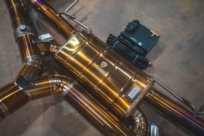 Nissan GTR R35 Valved Sport Exhaust System - NIS.GTR.R35.VSES.TI.TIBRT-  DRIVEN - 12