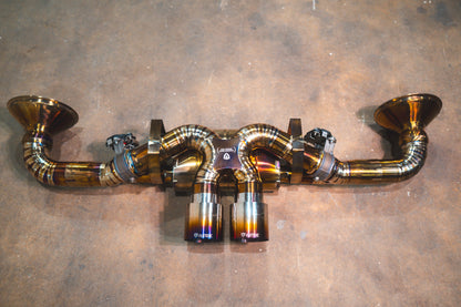 Valvetronic Valved Sport Exhaust System for Porsche 992 GT3/RS - POR.992.GT3.VSES.BR-POR.992.GT3.VSES.TI-POR.992.GT3.VSES.FFH.BR-POR.992.GT3.VSES.FFH.TI-POR.992.GT3.F1.TI-  DRIVEN - 19