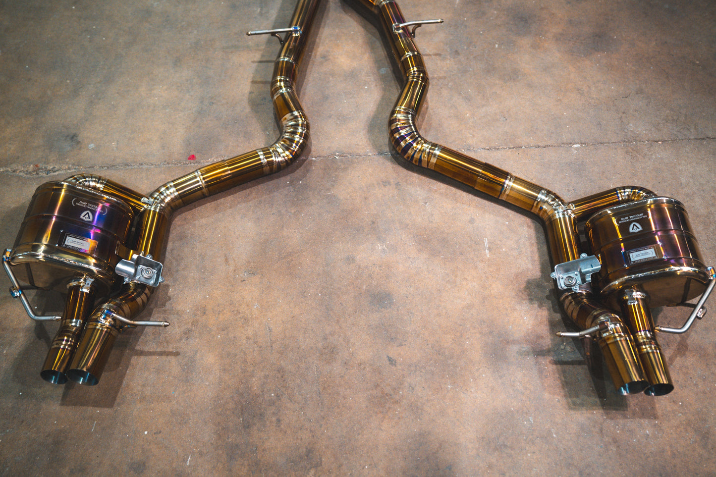 Mercedes W213 E63 AMG / AMGs Valved Sport Exhaust System - MER.W213.E63.VSES.TI-MER.W213.E63.VSES.FF.TI-  DRIVEN - 3