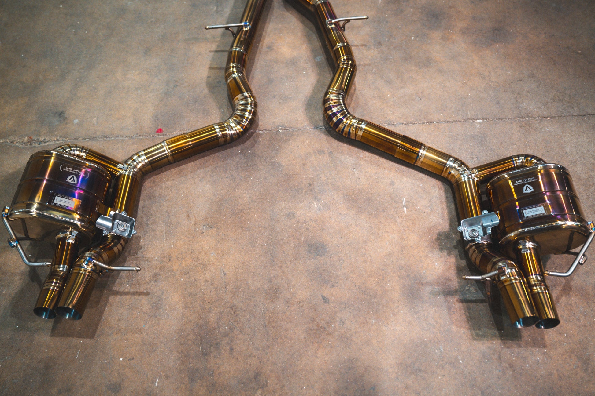 Mercedes W213 E63 AMG / AMGs Valved Sport Exhaust System - MER.W213.E63.VSES.TI-MER.W213.E63.VSES.FF.TI-  DRIVEN - 3