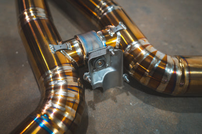 Mercedes W213 E63 AMG / AMGs Valved Sport Exhaust System - MER.W213.E63.VSES.TI-MER.W213.E63.VSES.FF.TI-  DRIVEN - 12