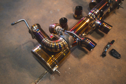 Ferrari 458 Italia Valved Sport Exhaust System - FER.458.VSES.TI-FER.458.VSES.FF.TI-FER.458.VSES.FFH.TI-  DRIVEN - 8