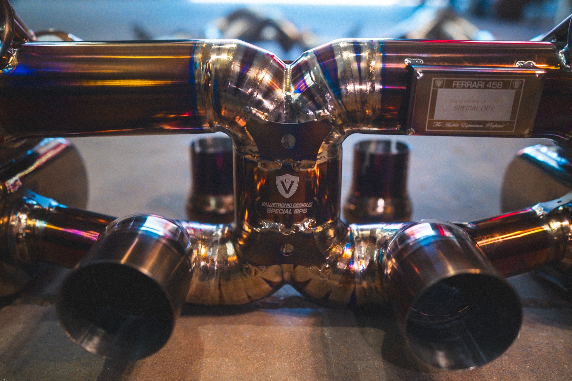 Ferrari 458 Italia Valved Sport Exhaust System - FER.458.VSES.TI-FER.458.VSES.FF.TI-FER.458.VSES.FFH.TI-  DRIVEN - 10