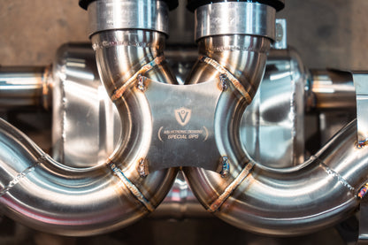 Valvetronic Valved Sport Exhaust System for Porsche 992 GT3/RS - POR.992.GT3.VSES.BR-POR.992.GT3.VSES.TI-POR.992.GT3.VSES.FFH.BR-POR.992.GT3.VSES.FFH.TI-POR.992.GT3.F1.TI-  DRIVEN - 7