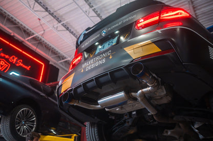 BMW F30 / F22 / F36 / F32 Valved Sport Exhaust System (Axleback) F chassis - BMW.F.VSES.BR.BRSH-BMW.F.VSES.BR.BRT-BMW.F.VSES.BR.BLK-BMW.F.VSES.BR.RC-BMW.F.VSES.BR.FC-  DRIVEN - 14