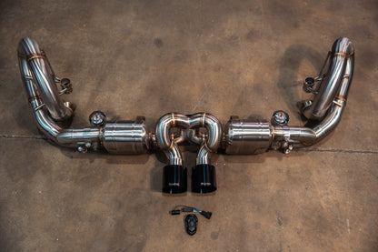 Valvetronic Valved Sport Exhaust System for Porsche GT3/RS 991.1 / 991.2 - POR.991.GT3.VSES.BR-POR.991.GT3.VSES.TI-POR.991.GT3.VSES.FFH.BR-POR.991.GT3.VSES.FFH.TI-  DRIVEN - 2