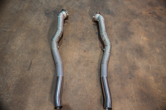 Ferrari F12 / 812 Front Race Pipes - FER.F12.FF.BR-  DRIVEN - 1