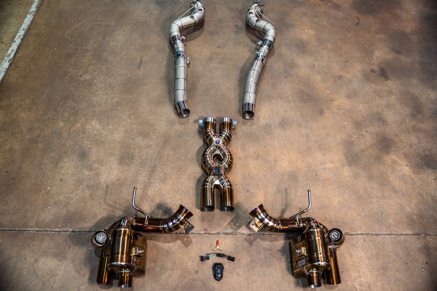 Ferrari F12 / 812 Valved Sport Exhaust System - FER.F12.VSES.TI-FER.F12.VSES.FF.TI-FER.F12OPF.VSES.FF.TI-  DRIVEN - 24