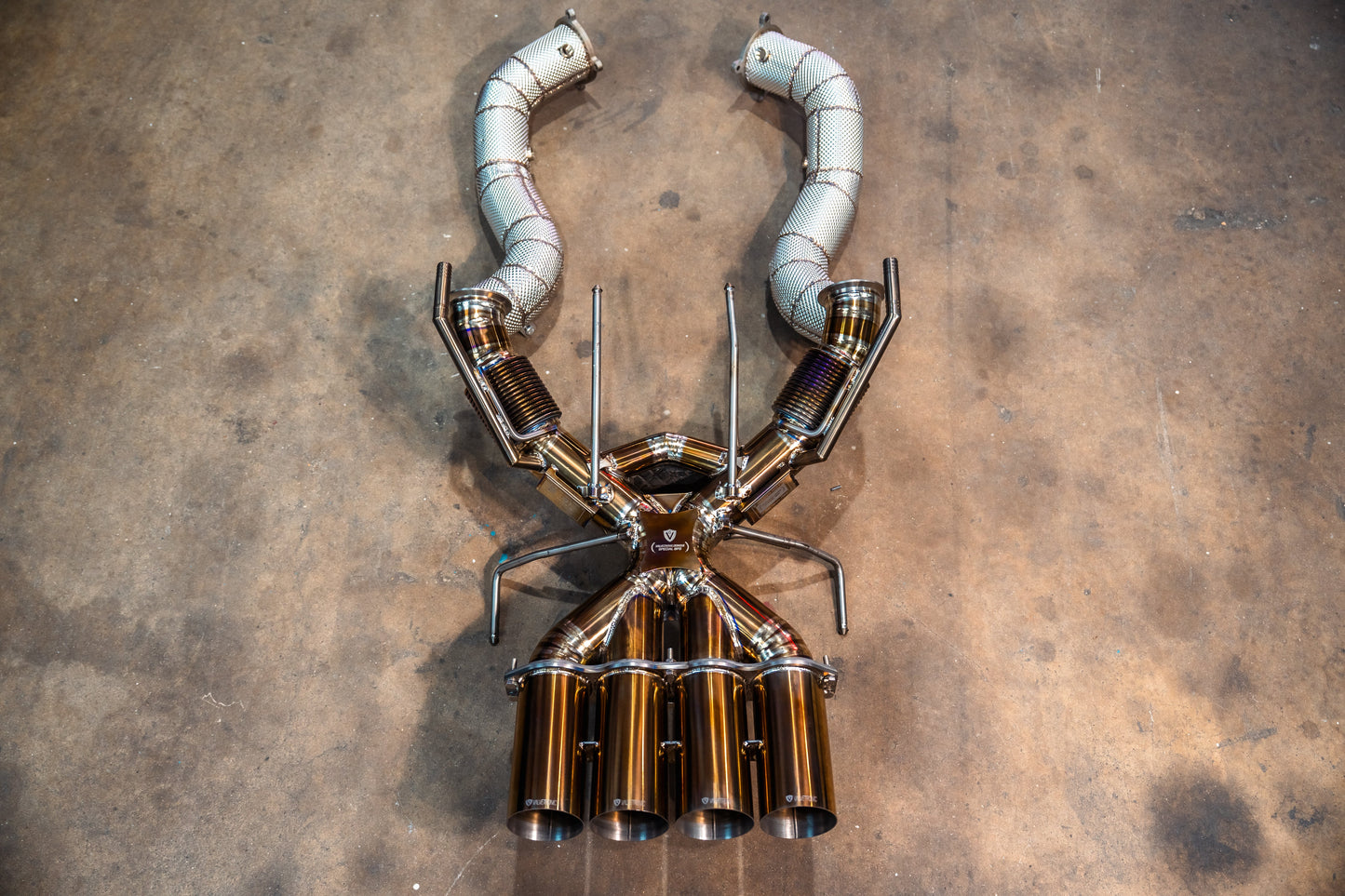 Mclaren 765LT F1 Race Exhaust System - MAC.765LT.F1.TI-MAC.765LT.F1.FF.TI-  DRIVEN - 1