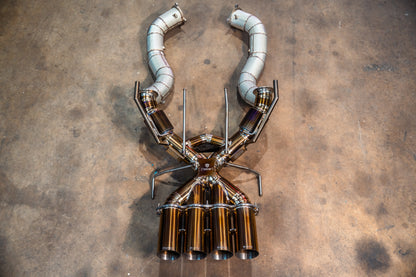 Mclaren 765LT F1 Race Exhaust System - MAC.765LT.F1.TI-MAC.765LT.F1.FF.TI-  DRIVEN - 1