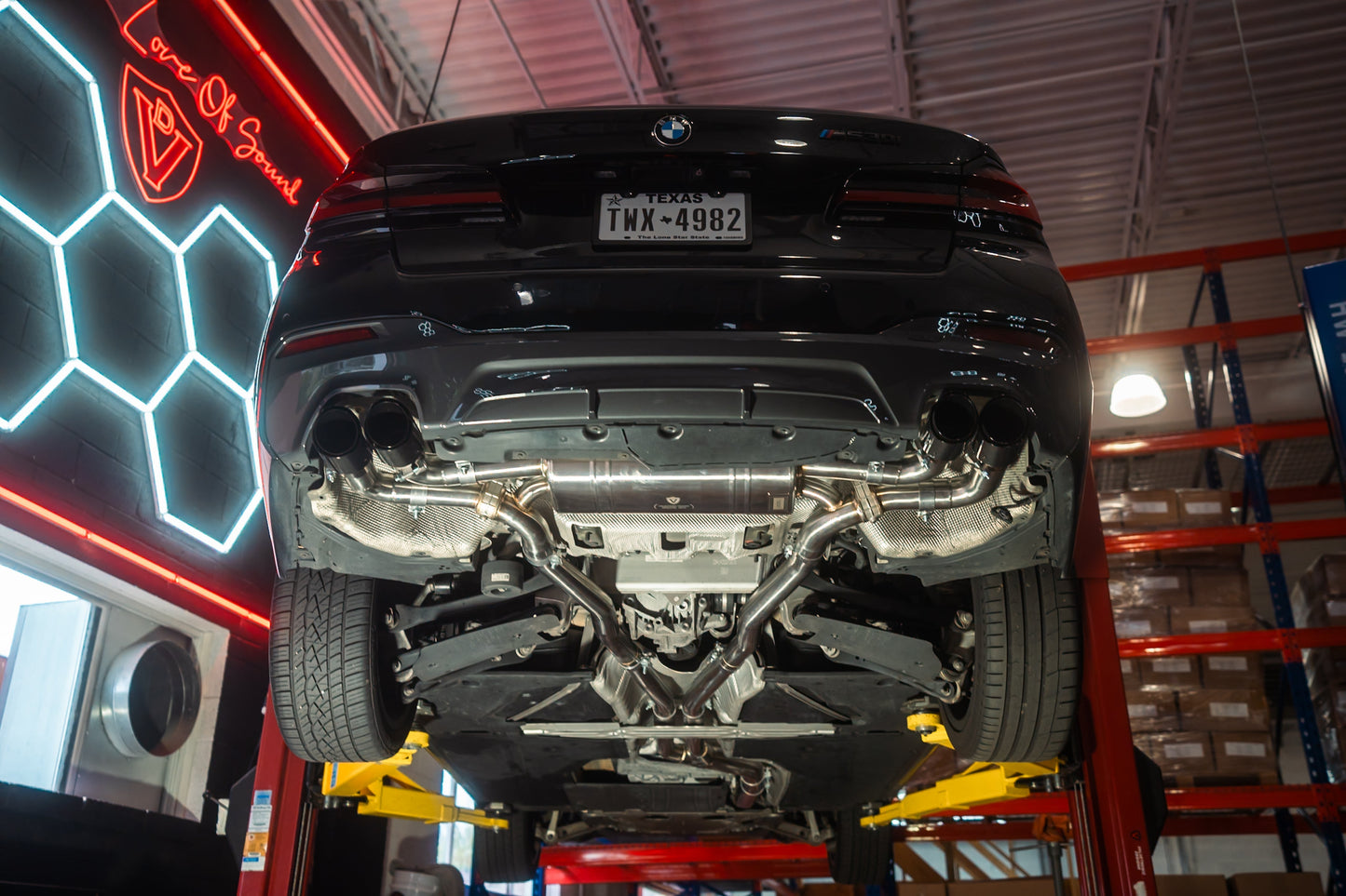 BMW G30 530i / 540i Valved Sport Exhaust system - BMW.G30.530i.VSES.BR.BRSH-BMW.G30.530i.VSES.BR.BRT-BMW.G30.530i.VSES.BR.BLK-BMW.G30.530i.VSES.BR.FC-BMW.G30.530i.VSES.BR.RC-  DRIVEN - 13