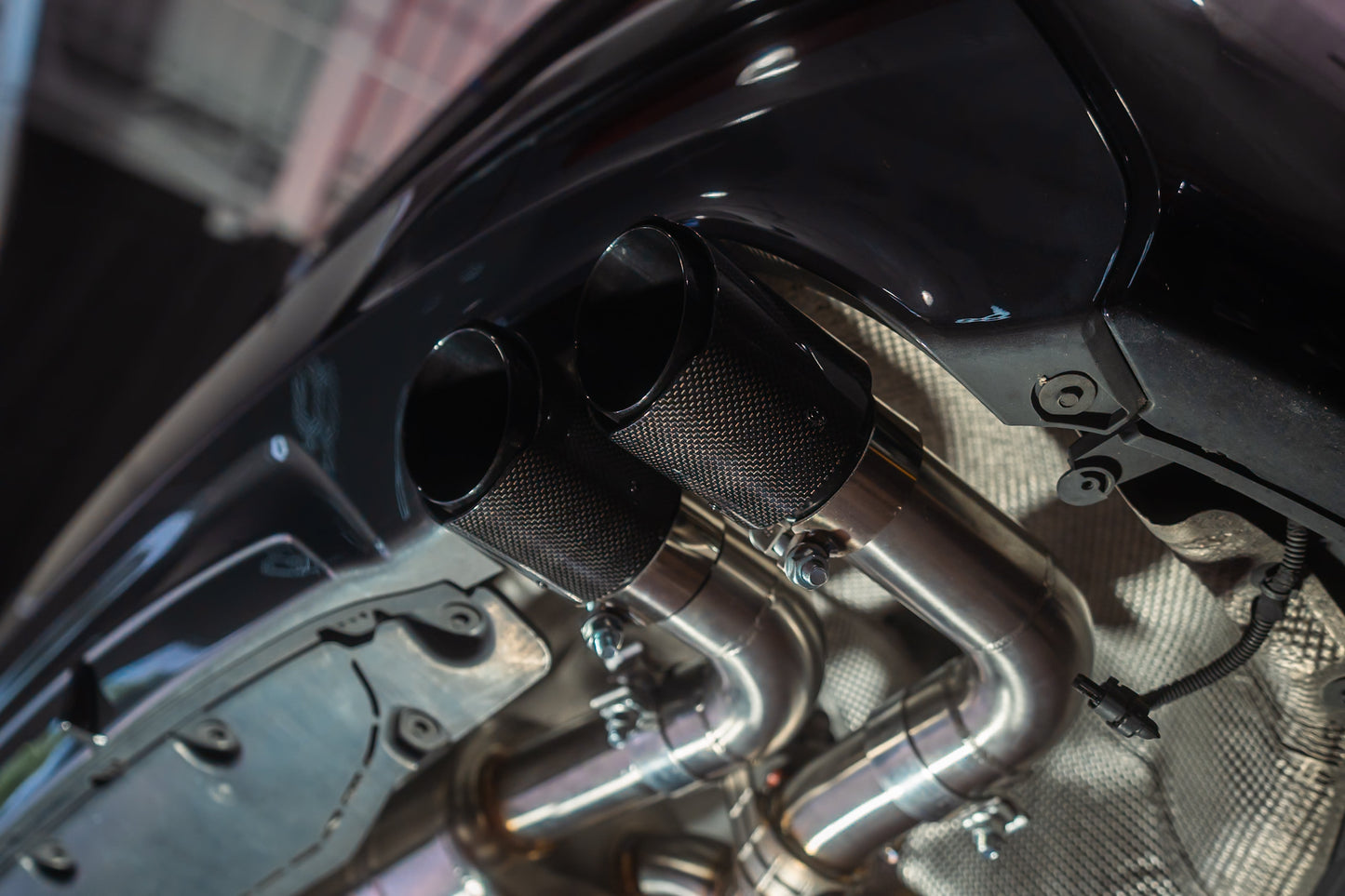 BMW G30 530i / 540i Valved Sport Exhaust system - BMW.G30.530i.VSES.BR.BRSH-BMW.G30.530i.VSES.BR.BRT-BMW.G30.530i.VSES.BR.BLK-BMW.G30.530i.VSES.BR.FC-BMW.G30.530i.VSES.BR.RC-  DRIVEN - 18