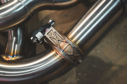 BMW X5M / X6M Valved Sport Exhaust System (F85 / F86) - BMW.F85.X5M.VSES.BR.BRSH-BMW.F85.X5M.VSES.BR.BLK-BMW.F85.X5M.VSES.BR.BRT-BMW.F85.X5M.VSES.BR.FC-BMW.F85.X5M.VSES.BR.RC-  DRIVEN - 10