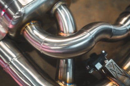 BMW X5M / X6M Valved Sport Exhaust System (F85 / F86) - BMW.F85.X5M.VSES.BR.BRSH-BMW.F85.X5M.VSES.BR.BLK-BMW.F85.X5M.VSES.BR.BRT-BMW.F85.X5M.VSES.BR.FC-BMW.F85.X5M.VSES.BR.RC-  DRIVEN - 11