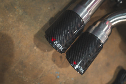 BMW X5M / X6M Valved Sport Exhaust System (F85 / F86) - BMW.F85.X5M.VSES.BR.BRSH-BMW.F85.X5M.VSES.BR.BLK-BMW.F85.X5M.VSES.BR.BRT-BMW.F85.X5M.VSES.BR.FC-BMW.F85.X5M.VSES.BR.RC-  DRIVEN - 13