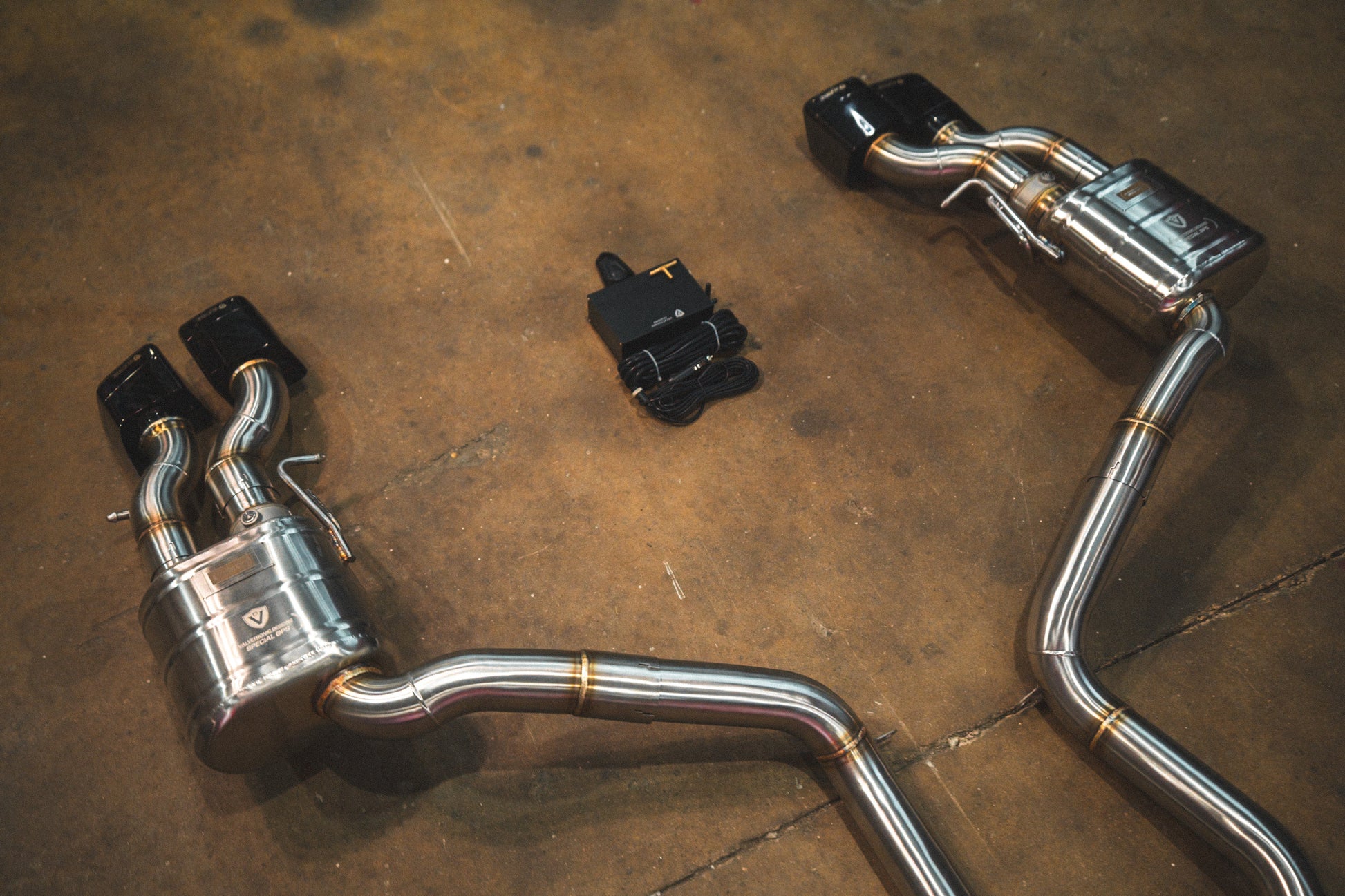 Mercedes W218 CLS63 AMG Valved Sport Exhaust System - MER.CLS63.AMG.VSES.BR-  DRIVEN - 3