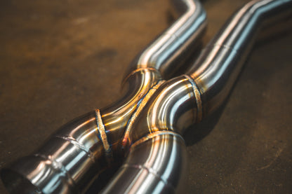 Mercedes W218 CLS63 AMG Valved Sport Exhaust System - MER.CLS63.AMG.VSES.BR-  DRIVEN - 7