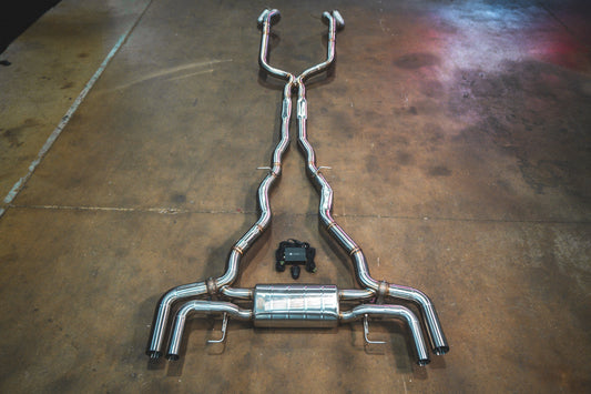 Alpina B8 / BMW G16 M850i Valved Sport Exhaust System - BMW.G16.M850i.VSES.BR-BMW.G16.M850i.VSES.TI-BMW.G16.M850i.VSES.FF.BR-BMW.G16.M850i.VSES.FF.TI-  DRIVEN - 1