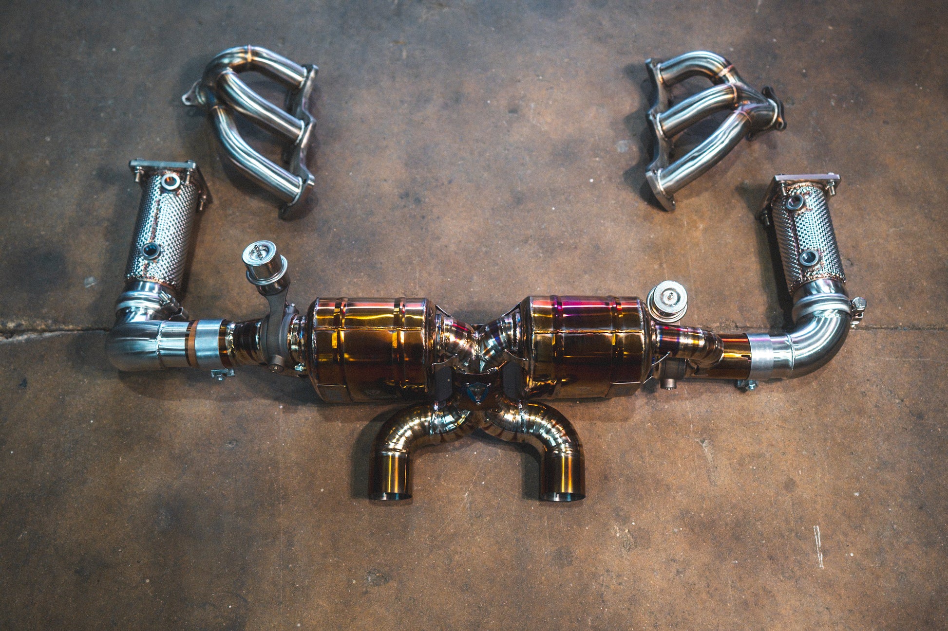 Valvetronic Valved Sport Exhaust System for Porsche 991.2 Carrera - POR.991.2.CAR.VSES.TI-POR.991.2.CAR.VSES.FFH.TI-  DRIVEN - 1