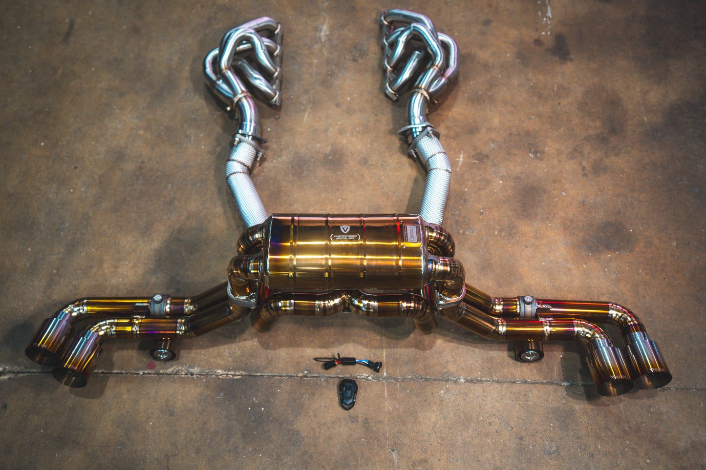 Ferrari F430 Valved Sport Exhaust System - FER.F430.VSES.TI-FER.F430.VSES.FF.TI-FER.F430.VSES.FFH.TI-  DRIVEN - 1