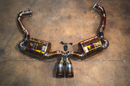 Valvetronic Valved Sport Exhaust System for Porsche Boxster/Cayman 981 - POR.981.VSES.TI-POR.981.VSES.FFH.TI-  DRIVEN - 1