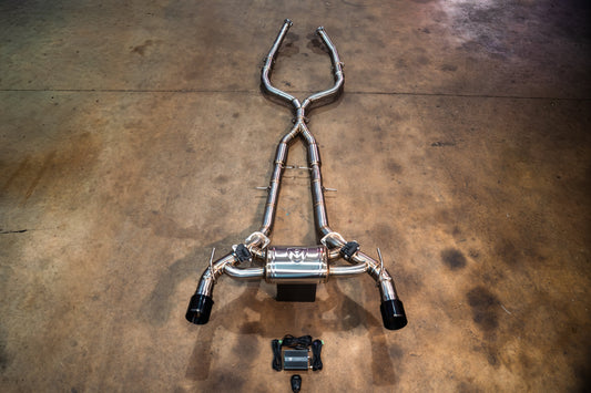 Nissan Z Valved Sport Exhaust System - NIS.400Z.VSES.BR-  DRIVEN - 1