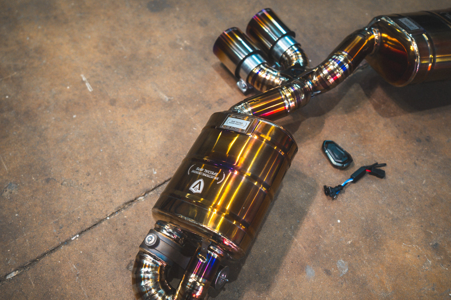 Valvetronic Valved Sport Exhaust System for Porsche Boxster/Cayman 981 - POR.981.VSES.TI-POR.981.VSES.FFH.TI-  DRIVEN - 8