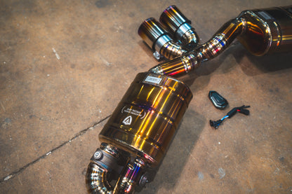 Valvetronic Valved Sport Exhaust System for Porsche Boxster/Cayman 981 - POR.981.VSES.TI-POR.981.VSES.FFH.TI-  DRIVEN - 8