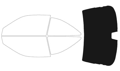 Precut Window Tint Kit for Honda Civic Coupe (2001–2005) | UV Block & Privacy Film - 14:200004890#Front Window 10 VLT;200007763:201336106-14:200004889#Front Window 05 VLT;200007763:201336106-14:200003699#Front Window 25 VLT;200007763:201336106-14:200004891#Front Window 20 VLT;200007763:201336106-14:365458#Front Window 45 VLT;200007763:201336106-  DRIVEN - 18