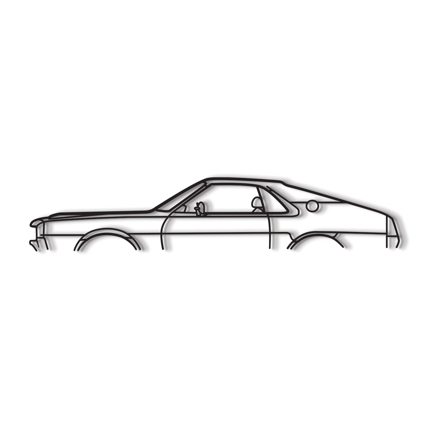 1970 AMX Metal Car Wall Art - MT0126 - MT0126B49L-MT0126B69L-MT0126B80L-MT0126B99L-MT0126B120L-  DRIVEN - 8