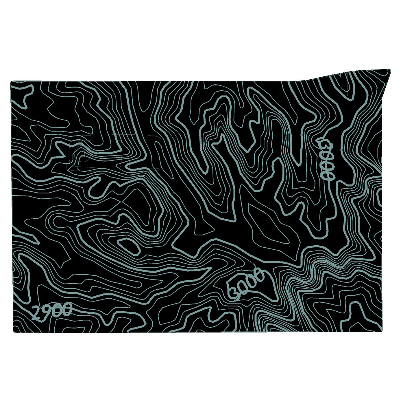 Topo Glovebox Overlay Kit (Printed Series) - 2021+ Bronco - 21BRNGLOVE-TPAMBL-21BRNGLOVE-TPA51L-21BRNGLOVE-TPAZL-21BRNGLOVE-TPCGL-21BRNGLOVE-TPCBNL-  DRIVEN - 29