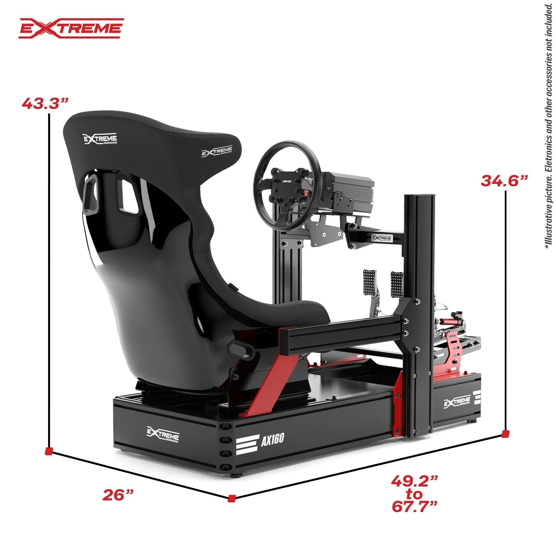 AX160 ALUMINUM PROFILE SIMULATOR SIM RACING - 2010102320007-  DRIVEN - 15