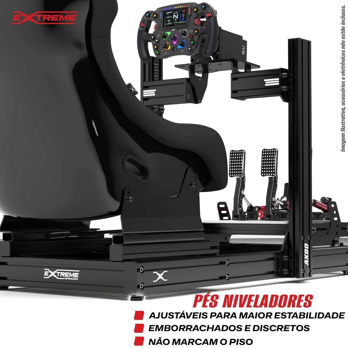 AX80 ALUMINUM PROFILE SIM RACING RIG 2025 - 4001-  DRIVEN - 25