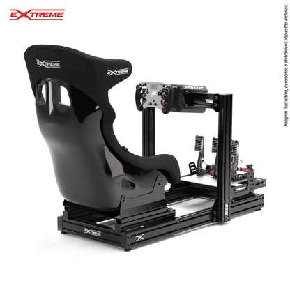AX80 ALUMINUM PROFILE SIM RACING RIG - AX80-HORIZONTAL-  DRIVEN - 4