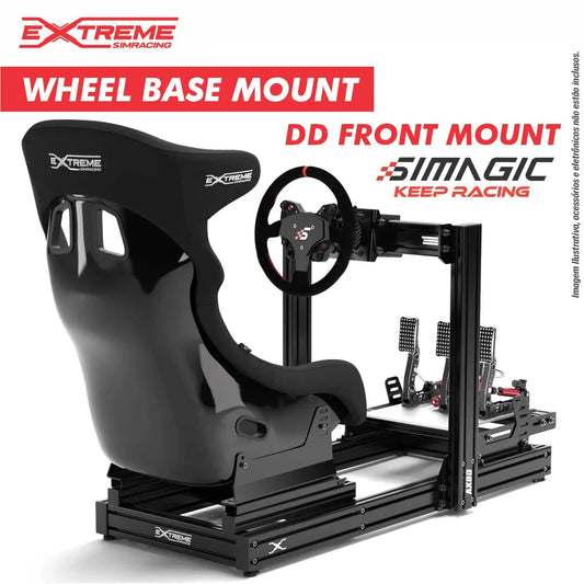 AX80 ALUMINUM PROFILE SIM RACING RIG - TEST2-TEST1-TEST3-  DRIVEN - 2