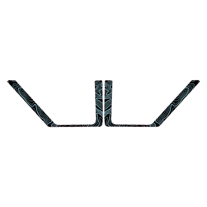 Topo Rear Door Net Trim Overlay Kit (Printed Series) - 2021+ Bronco - 21BRNFTNET-TPAMBL-21BRNFTNET-TPA51L-21BRNFTNET-TPAZL-21BRNFTNET-TPCGL-21BRNFTNET-TPCBNL-  DRIVEN - 11