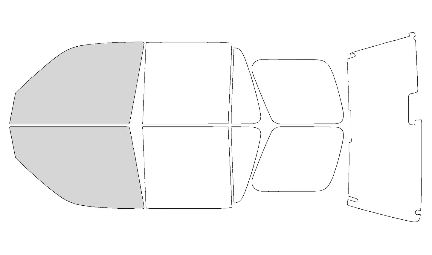 Precut Window Tint Kit for Honda CR-V (1997–2001) | UV Block & Privacy Film - 14:200004889#Front Window 05 VLT;200007763:201336106-14:200004890#Front Window 10 VLT;200007763:201336106-14:200004891#Front Window 20 VLT;200007763:201336106-14:200003699#Front Window 25 VLT;200007763:201336106-14:200002130#Front Window 35 VLT;200007763:201336106-  DRIVEN - 7