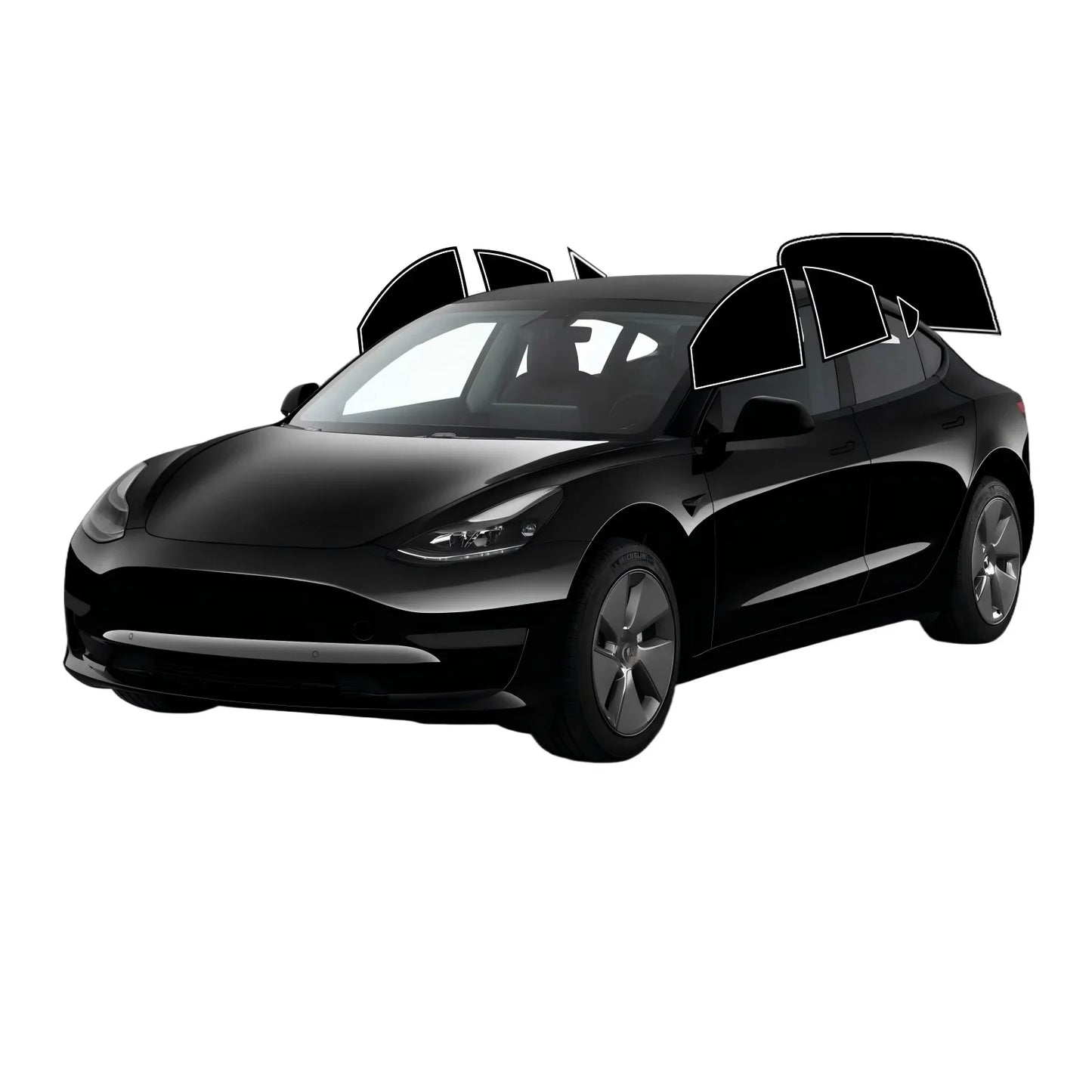 Precut Window Tint Kit for Tesla Model 3 (2017–2023) | UV-IR Block & Privacy Film - 200000182:350852#Front Windshield;200007763:201336106;5:-1-200000182:350852#Front Windshield;200007763:201336106;5:-3-200000182:10#Rear Windshield;200007763:201336106;5:-2-200000182:10#Rear Windshield;200007763:201336106;5:-5-200000182:10#Rear Windshield;200007763:201336106;5:-7-  DRIVEN - 10