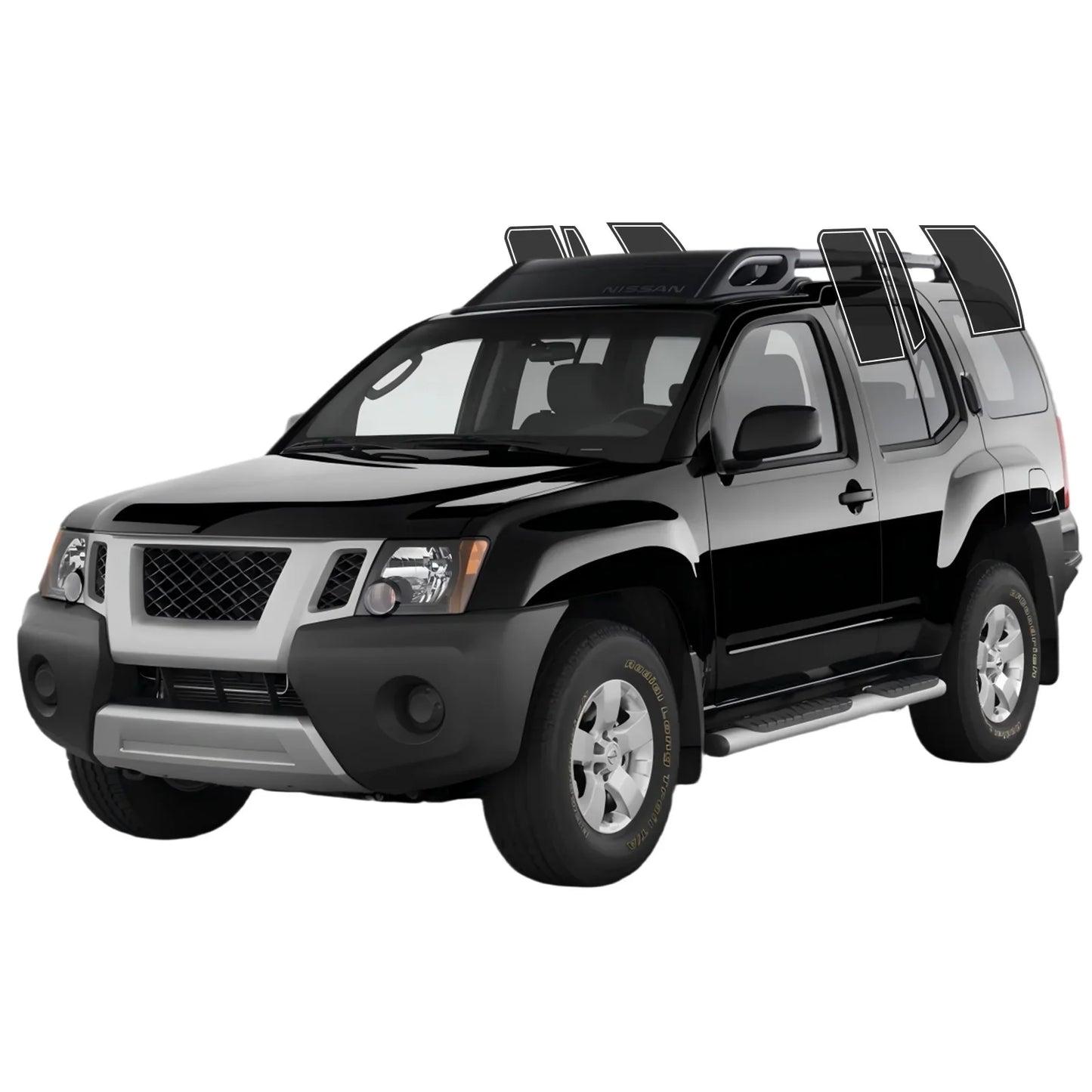 Precut Window Tint Kit for Nissan Xterra (2000–2015) | UV Block & Privacy Film - 200000182:10#Front Window;200007763:201336106;355:-5;5:-2-200000182:10#Front Window;200007763:201336106;355:-7;5:-2-200000182:10#Front Window;200007763:201336106;355:-4;5:-2-200000182:10#Front Window;200007763:201336106;355:-6;5:-2-200000182:10#Front Window;200007763:201336106;355:-1;5:-2-  DRIVEN - 9