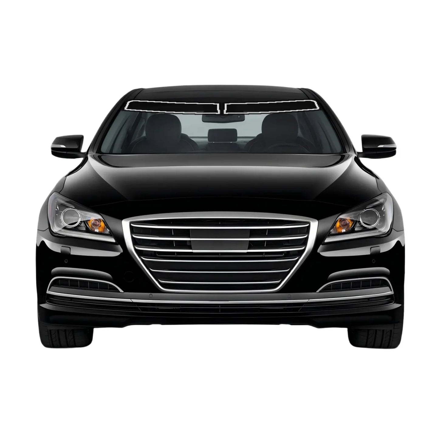 Precut Window Tint Kit for Hyundai Genesis Sedan (2009–2016) | UV Block & Privacy Film - 200000182:175#Front Windshield;200007763:201336106;355:-4;5:-2-200000182:175#Front Windshield;200007763:201336106;355:-7;5:-2-200000182:175#Front Windshield;200007763:201336106;355:-5;5:-2-200000182:175#Front Windshield;200007763:201336106;355:-2;5:-2-200000182:193#Windshield Strip;200007763:201336106;355:-3;5:-2-  DRIVEN - 8