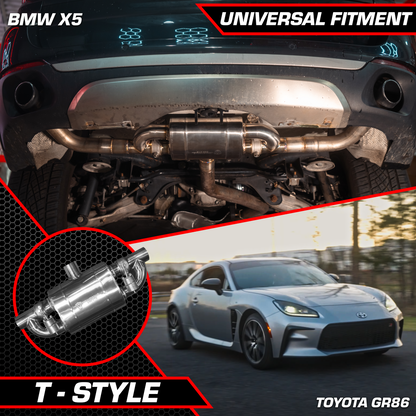 UNIVERSAL VALVED MUFFLER KIT - UVM.63MM.X1-UVM.63MM.X2-UVM.76MM.X1-UVM.76MM.X2-UVM.89MM.X1-  DRIVEN - 8