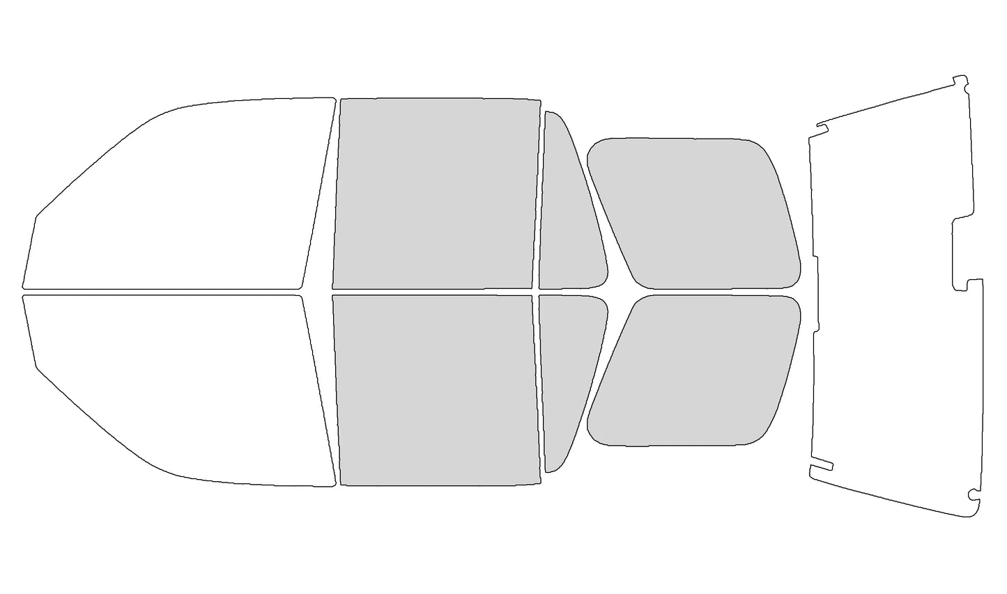 Precut Window Tint Kit for Honda CR-V (1997–2001) | UV Block & Privacy Film - 14:200004889#Front Window 05 VLT;200007763:201336106-14:200004890#Front Window 10 VLT;200007763:201336106-14:200004891#Front Window 20 VLT;200007763:201336106-14:200003699#Front Window 25 VLT;200007763:201336106-14:200002130#Front Window 35 VLT;200007763:201336106-  DRIVEN - 19